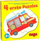 Puzzle - Haba 306182 4 pierwsze puzzle pojazdy użytkowe, puzzle od 2 lat - miniaturka - grafika 1