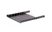 Akcesoria do szaf serwerowych - Sabaj-System Półka do szafy rack 19" 1U Głębokość 550mm uchwyt z tyłu Nośność 25kg CZARNA 19-0143C 19-0143C - miniaturka - grafika 1