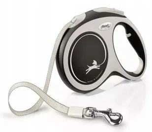 Flexi Smycz New Comfort Taśma L 5m/60kg czarny - Smycze dla psów - miniaturka - grafika 3