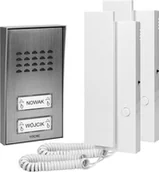 Domofony - Orno Zestaw domofonowy 2-rodzinny natynkowy LUPI MULTI DP-13 - miniaturka - grafika 1