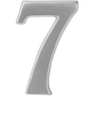 Numery na dom - Sartpol OBI Cyfra 7 samoprzylepna 5 cm satyna - miniaturka - grafika 1