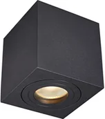 Lampy sufitowe - Zuma Line Sufitowa LAMPA downlight QUARDIP SL ACGU10-161 metalowa OPRAWA kwadratowy SPOT kostka cube łazienkowa IP44 czarna ACGU10-161 - miniaturka - grafika 1