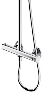 Omnires Y zestaw prysznicowy natynkowy termostatyczny chrom Y1244LUXLCR | - Zestawy prysznicowe - miniaturka - grafika 3