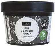 Kosmetyki do mycia twarzy - LaQ LaQ, mus do mycia twarzy oczyszczający z węglem aktywnym, 100 ml - miniaturka - grafika 1