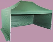 Pawilony ogrodowe - Expodom Namiot ekspresowy 3x4,5m o konstrukcji aluminiowej z profilu sześciokątnego, Zielony - miniaturka - grafika 1