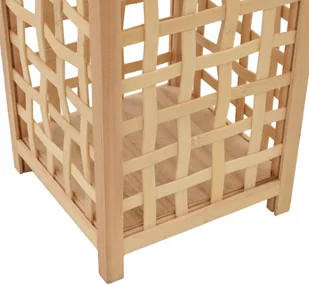 vidaXL vidaXL Wiszący lampion na świece, bambusowy, naturalny - Świeczniki - miniaturka - grafika 4