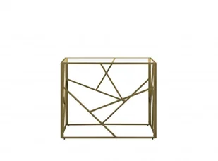 Beliani Konsola złota ORLAND - Konsole i sekretarzyki - miniaturka - grafika 6