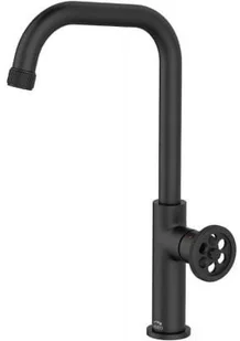 Laveo Bateria zlewozmywakowa z wylewką L czarna MURO BAU 765D - Baterie kuchenne - miniaturka - grafika 6