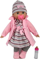 Lalki dla dziewczynek - Lalka Bobas mówiąca zamyka oczy smoczek butelka - miniaturka - grafika 1