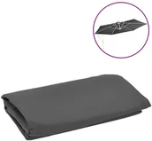 Parasole ogrodowe - vidaXL Zamienne pokrycie parasola ogrodowego, antracytowe, 350 cm 313814 - miniaturka - grafika 1