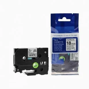 Brother TZEFX241 do PT2450 etyk lam biała/Bk18mm - Papier do drukarek - miniaturka - grafika 4