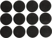 Meble modułowe i akcesoria - Vorel Podkładki antypoślizgowe 28 mm czarne 12 sztuk 74820 - miniaturka - grafika 1