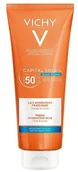 Balsamy i kremy do opalania - Loreal POLSKA Sp z o.o VICHY Capital Soleil Ochronne mleczko nawilżające do twarzy i ciała SPF50 200 ml - miniaturka - grafika 1