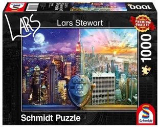 G3 Puzzle Pq 1000 Lars Stewart Nowy Jork dzień/noc - Puzzle - miniaturka - grafika 3