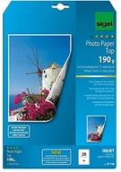 Papier do drukarek - Sigel SIGEL IP720 atramentowy top papier fotograficzny, dwustronny, błyszczący, biały, do druku dwustronnego, 190 g/m2, A4, 20 arkuszy IP720 - miniaturka - grafika 1