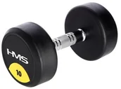 Hantle i ciężarki - HMS Hantla 10 kg gumowana Pro HG HMS 17-66-153 - miniaturka - grafika 1