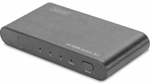 Digitus Rozdzielacz/Splitter HDMI 3-portowy 4K 60Hz UHD 3D HDR HDCP 2.2 audio DS-45316 - Huby USB Digitus Rozdzielacz/Splitter HDMI 3-portowy 4K 60Hz UHD 3D HDR HDCP 2.2 audio DS-45316 - Huby USB - miniaturka - grafika 3