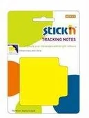 Przybory szkolne - Przekładki samoprzylepne 70x70mm żółte 50 kartek - miniaturka - grafika 1