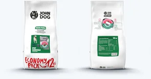 John Dog Good Form kurczak z wołowiną 12 kg - Sucha karma dla psów - miniaturka - grafika 7