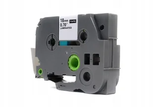 Brother Taśma biała z czarnym nadrukiem TZ241; 18 mm - Taśmy do drukarek barwiące - miniaturka - grafika 8