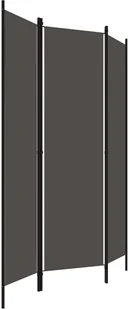 vidaXL Parawan 3-panelowy, antracytowy, 150 x 180 cm vidaXL - Parawany - miniaturka - grafika 3