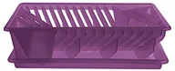 Suszarki do naczyń - Excelsa Stelaż do ociekania exclsa "Tęcza", fioletowym, mały, 44435 - miniaturka - grafika 1