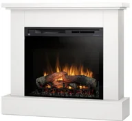 Kominki elektryczne - Warmtec Kominek elektryczny Warmtec Jukon wkład Dimplex 28" XHD Optiflame biały mat JUKON-28-W01 - miniaturka - grafika 1