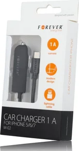 Forever Ładowarka samochodowa do iPhone 8-PIN 1A M-02 czarna T_0014878 - Ładowarki samochodowe - miniaturka - grafika 8