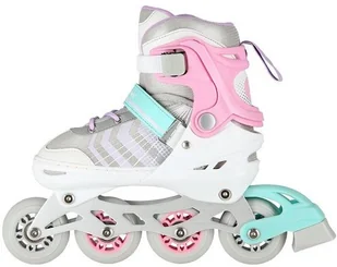 Nils EXTREME NH18192 4w1 RÓŻOWY ROZM.M(34-38) ŁYŻWOROLKI Z WYM. PŁ. FIGUROWĄ EXTREME 16-21-089 - Rolki - miniaturka - grafika 6