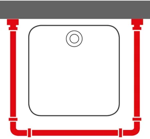 Sealskin Zestaw drążków do zasłony prysznicowej Easy-Roll, biały Coram - Zasłony prysznicowe - miniaturka - grafika 5