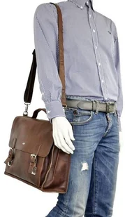 Daag Torba skórzana na ramię JAZZY PARTY 17 laptop 13" JAZZY PARTY 17 cz. - Torby na laptopy - miniaturka - grafika 4