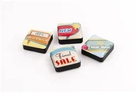 Dekoracje domu - Trendform Trend kształt TF-tf1663 posortowane symbol znak/APP magnesy stylu retro, dzięki czemu zestaw 1 4, metalowa, srebrna, 25 x 10 x 3 cm TF-TF1663 - miniaturka - grafika 1