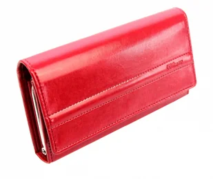 Wilmar (PL) Portfel Damski (PL) Klamra 16 cm Skóra Włoska Z Kartami P15 Ozdobna Nitka RFID - Portfele Wilmar (PL) Portfel Damski (PL) Klamra 16 cm Skóra Włoska Z Kartami P15 Ozdobna Nitka RFID - Portfele - miniaturka - grafika 3