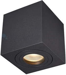 Zuma Line Sufitowa LAMPA downlight QUARDIP SL ACGU10-161 metalowa OPRAWA kwadratowy SPOT kostka cube łazienkowa IP44 czarna ACGU10-161 - Lampy sufitowe - miniaturka - grafika 4