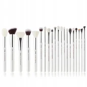 Pędzle do makijażu - Jessup T245 White/silver Zestaw 20 Pędzli - miniaturka - grafika 1