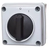 Wyłączniki światła i elektryczne - Elektromet Łuk łącznik krzywkowy w obudowie 0-1 12A E12-531-fazowy 921253 - miniaturka - grafika 1