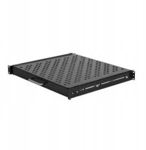 NetRack półka wysuwana 19 1U/400mm Grafit 119-100-400-122 119-100-400-122 - Szafy rack - miniaturka - grafika 2
