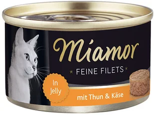 Miamor Feine Filets w puszkach 24 x 100 g Tuńczyk z serem - Mokra karma dla kotów - miniaturka - grafika 4