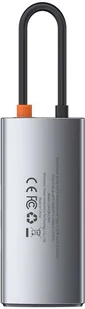 Baseus Hub 4w1 Metal Gleam Series USB-C do USB 3.0 + USB 2.0 + HDMI + USB-C PD 10088X23 - Adaptery i przejściówki - miniaturka - grafika 11