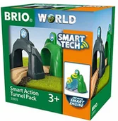 Figurki dla dzieci - Brio GmbH BRIO GmbH 33935 Smart Tech Action Tunnels prędkości akcesoria część drewniane kolejki - miniaturka - grafika 1