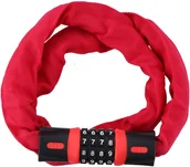 Zabezpieczenia do roweru - Dunlop Zapięcie rowerowe łańcuch na szyfr 207559-CZE - miniaturka - grafika 1