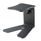 Statywy i uchwyty do lamp - K&M Stands K & M 26772 stół do monitora tripod (mały statyw stołowy ze stali, idealna do monitorów Studio & głośnik, maks. obciążenie do 15 kg) czarna - miniaturka - grafika 1