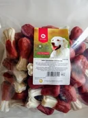 Przysmaki dla psów - MACED Kość prasowana biała z kaczką 500g 6 cm - miniaturka - grafika 1