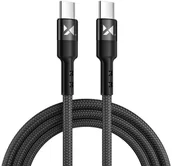 Kable USB - Wozinsky kabel przewód USB Typ C - USB Typ C Power Delivery 18W 1m czarny (WUC-PD-CC1B) - miniaturka - grafika 1