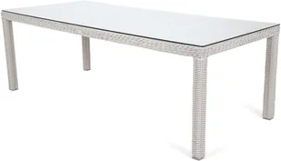 HOME & GARDEN Meble ogrodowe technorattanowe Bristol 230 cm White / Grey 8+1 490754 - Meble ogrodowe - miniaturka - grafika 3