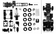 Modele do sklejania - Herpa miniaturowe modele GmbH 083485 ciągników-podwozia Man 3-osiowy na wszystkie koła pojazdu, 2 sztuki - miniaturka - grafika 1