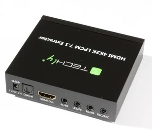 Techly HDMI 4K audio extractor SPDIF Toslink 4x Jack 3.5mm LPCM 5.1CH 7.1CH (025756) - Adaptery i przejściówki - miniaturka - grafika 8