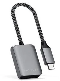 SATECHI SATECHI USB-C PD Audio Adapter Space Gray ST-UCAPDAM - Adaptery i przejściówki - miniaturka - grafika 2