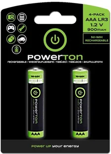 powerton Baterie Ni-MH, AAA akumulatorki, 1.2V, 900 mAh, Powerton, box, 12x2-pack, cena za 1 sztukę AB012WPC3ABJ - Baterie i akcesoria - miniaturka - grafika 2