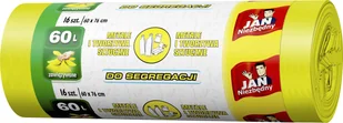 JAN Niezbędny Worki Na Śmieci Plastik 60L 16szt - Worki na śmieci - miniaturka - grafika 2